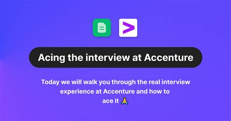 accenture results after interview|How to Ace the Accenture Interview: Insights from an Ex .